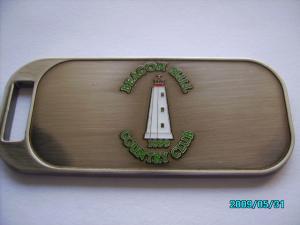 China PVC travel / die casting / aluminum Customized luggage tags wholesale
