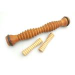 wooden foot roller massager , wooden body massager stick , wooden massager