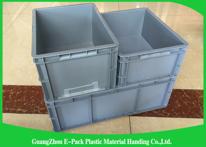 45 Litre Euro Plastic Storage Boxes , Industrial Storage Bins Light Weight PP
