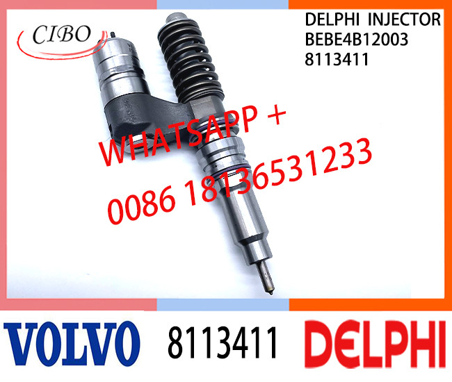 VOL 8113411 BEBE4B12003 Fuel engine Diesel Injector 8113411 BEBE4B12003 A3 for VOL D12 3039 US 465 SPEC 345-385 HP