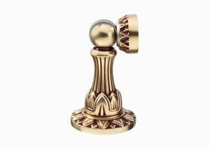 China Home House Magnetic Door Stopper , 58mm 94mm Brass Door Holder Catch wholesale