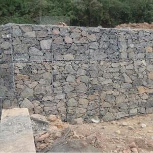 China Galvanization 60x80mm 3mm Welded Gabion Baskets wholesale