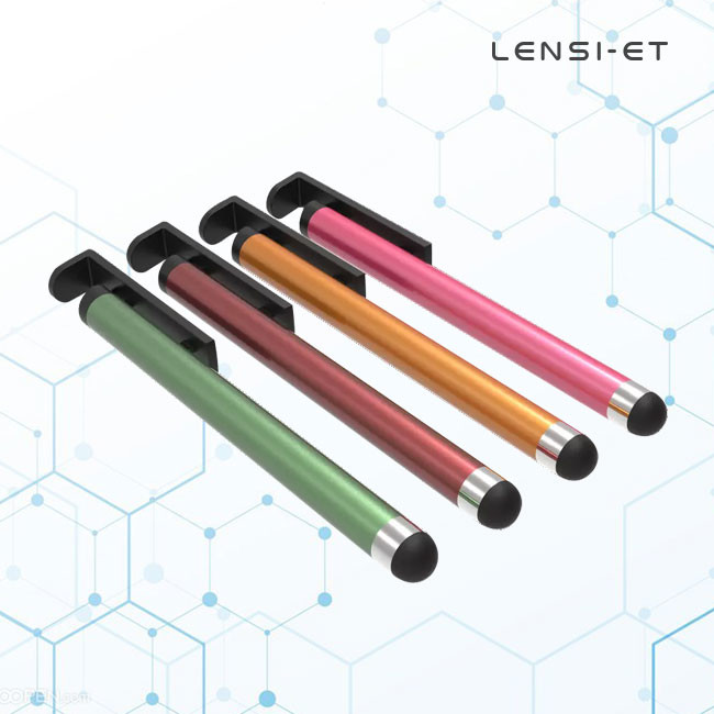 Plastic No Battery Colorful 2 In 1 Stylus Pen For Tablet Smoothly