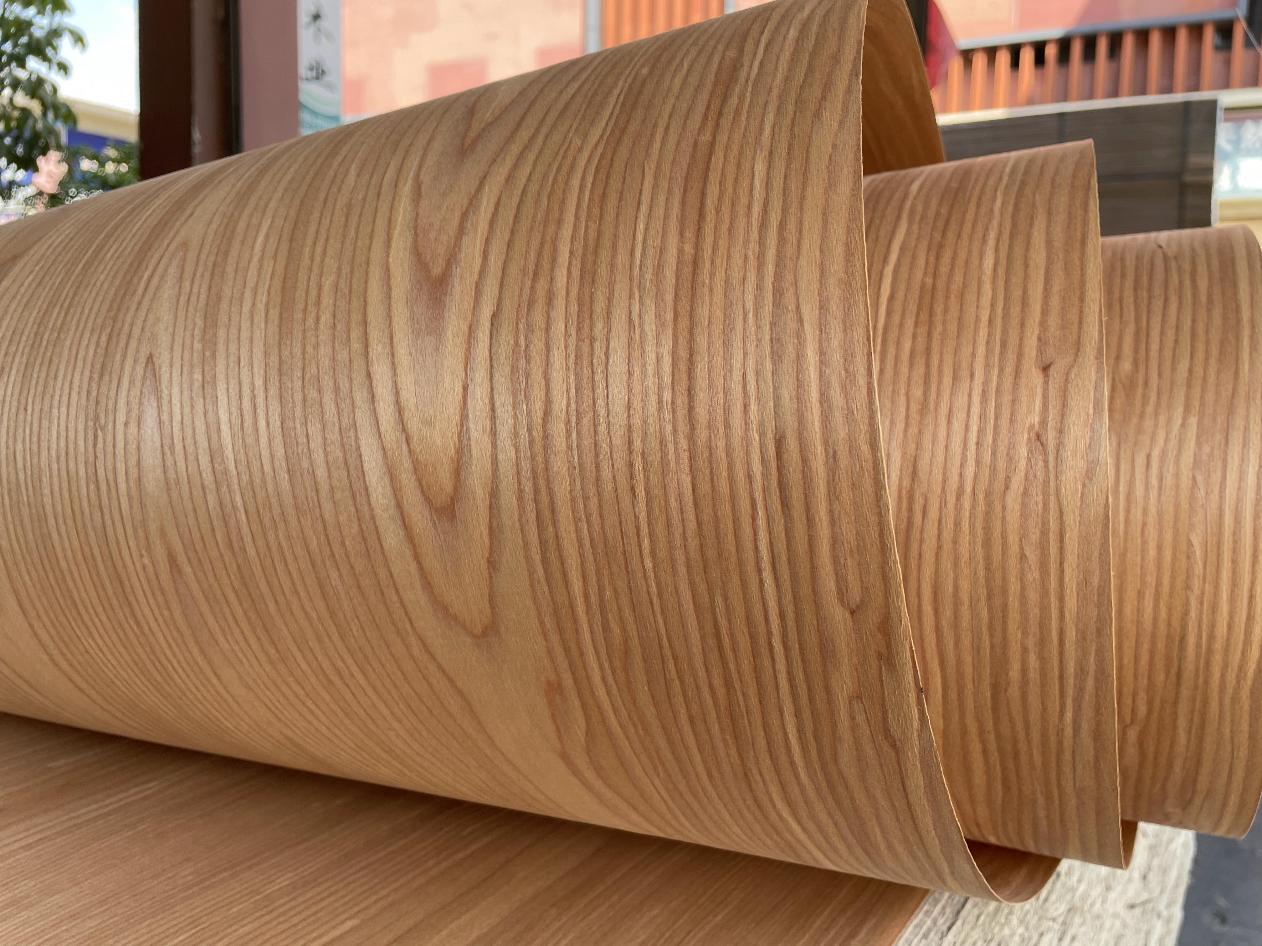 New Design Free Sample Engineered 2500*240mm Cherry Reconstituted Wood Veneer For Boat Decking Door