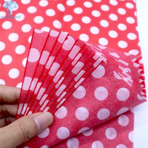 China 17gsm White Tissue Paper 20x30 Frosted Flower Wrapping Paper wholesale