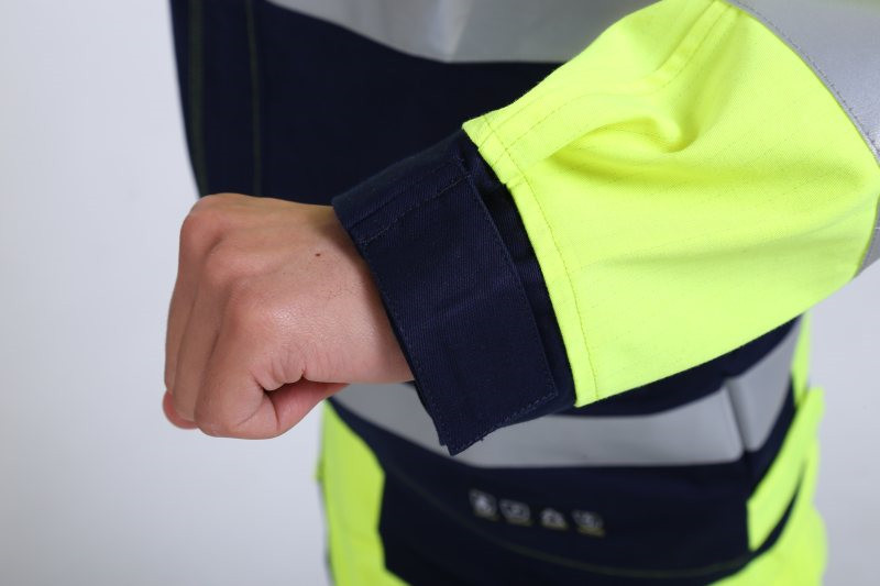 EN20471 Hi Vis Work Jackets , 290gsm Fluorescent Work Jackets