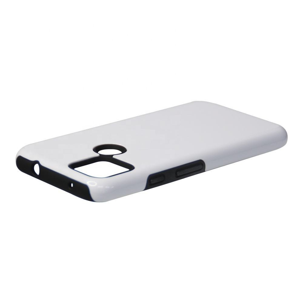 White 3D TPU PC Sublimated Blanks Tough Coated Cell Phone Case For Google Pixel 7 6 5 Pro