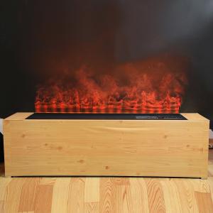 China Stove Electric Simulated Fireplace Brown Electric Heating Function wholesale