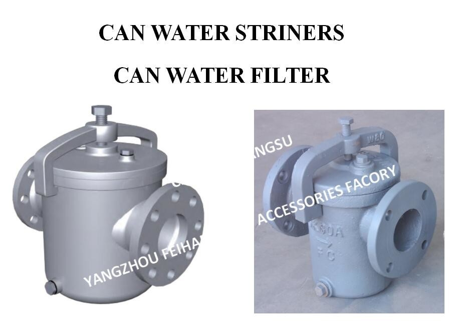 Impa 872007 Can Water Filters 5k-100a S-Type-Can Water Body-Cast Iron Filter-Stainless Steel