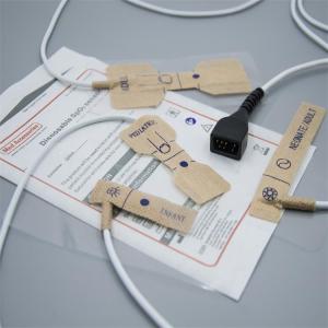 China Adhesive Disposable Pulse Oximeter Finger Probe Length 90cm White Color wholesale