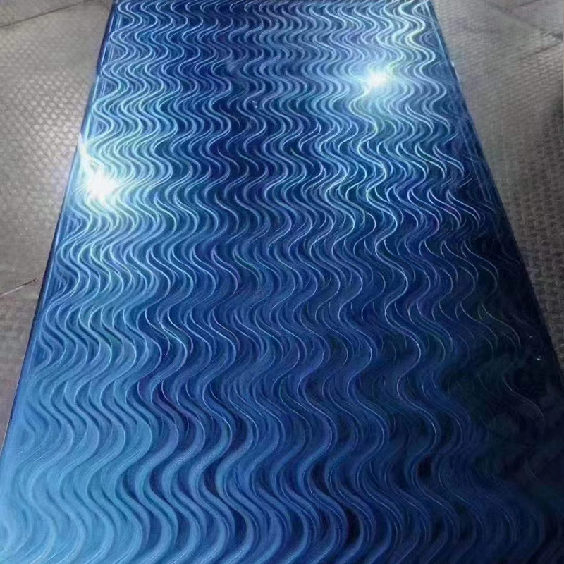 PVD Color Coating Etching Stainless Steel Sheet 304 Decorative Wall Metal Sheet