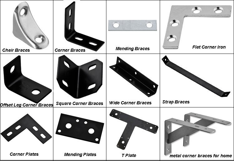 OEM ODM Custom Universal Wall Mount Kit Sound Bar Rack Mounting Brackets Black Powder Coating Metal Bracket