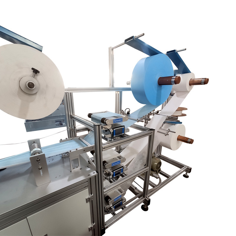 500Pcs/Min Non Woven Face Mask Making Machine , 220V Elastic Mask Making Machine