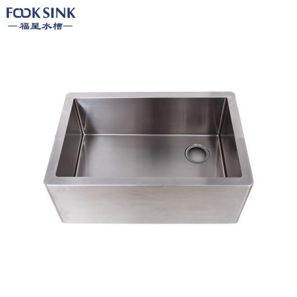 Single Apron Stainless Steel Kitchen Sink / Vintage Bathroom Farmhouse Sink
