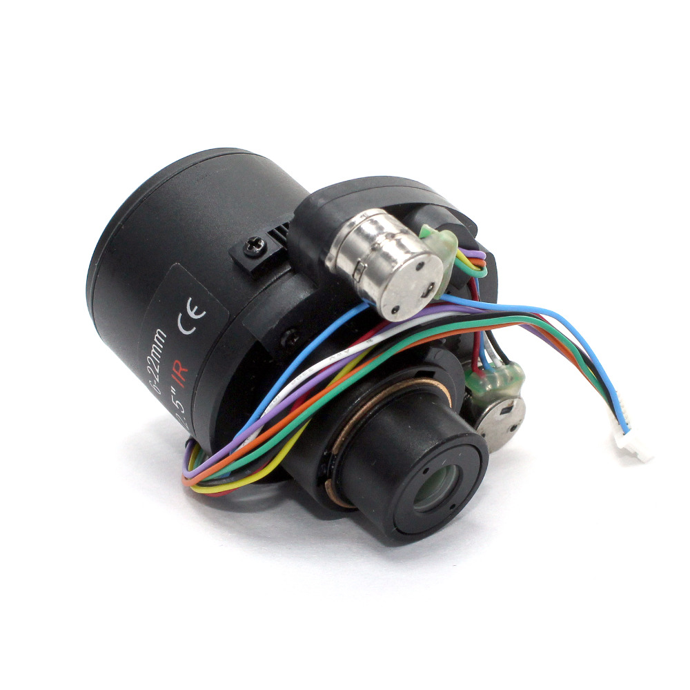 HD 5MP 6-22mm Motorized HD CCTV Camera Lens D14 Mount 1/2.5" Image Format F1.6 DC Zoom DC Focus