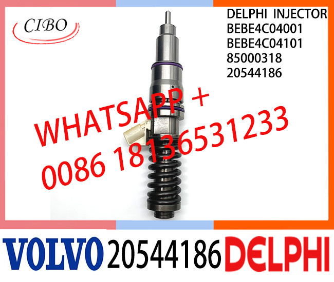 20544186 Common Rail Fuel Diesel Injector BEBE4C04001 BEBE4C04101 20544186 85000318 E1 for VOL 16 LITRE TRUCK