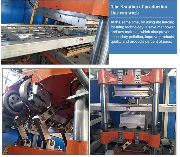 Multi Station Automatic Thermoforming Machine For Making Take Away Food Container