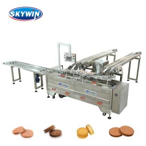 China Automatic Biscuit Center Filling Cream Jam Sandwich Biscuit Making Machine wholesale