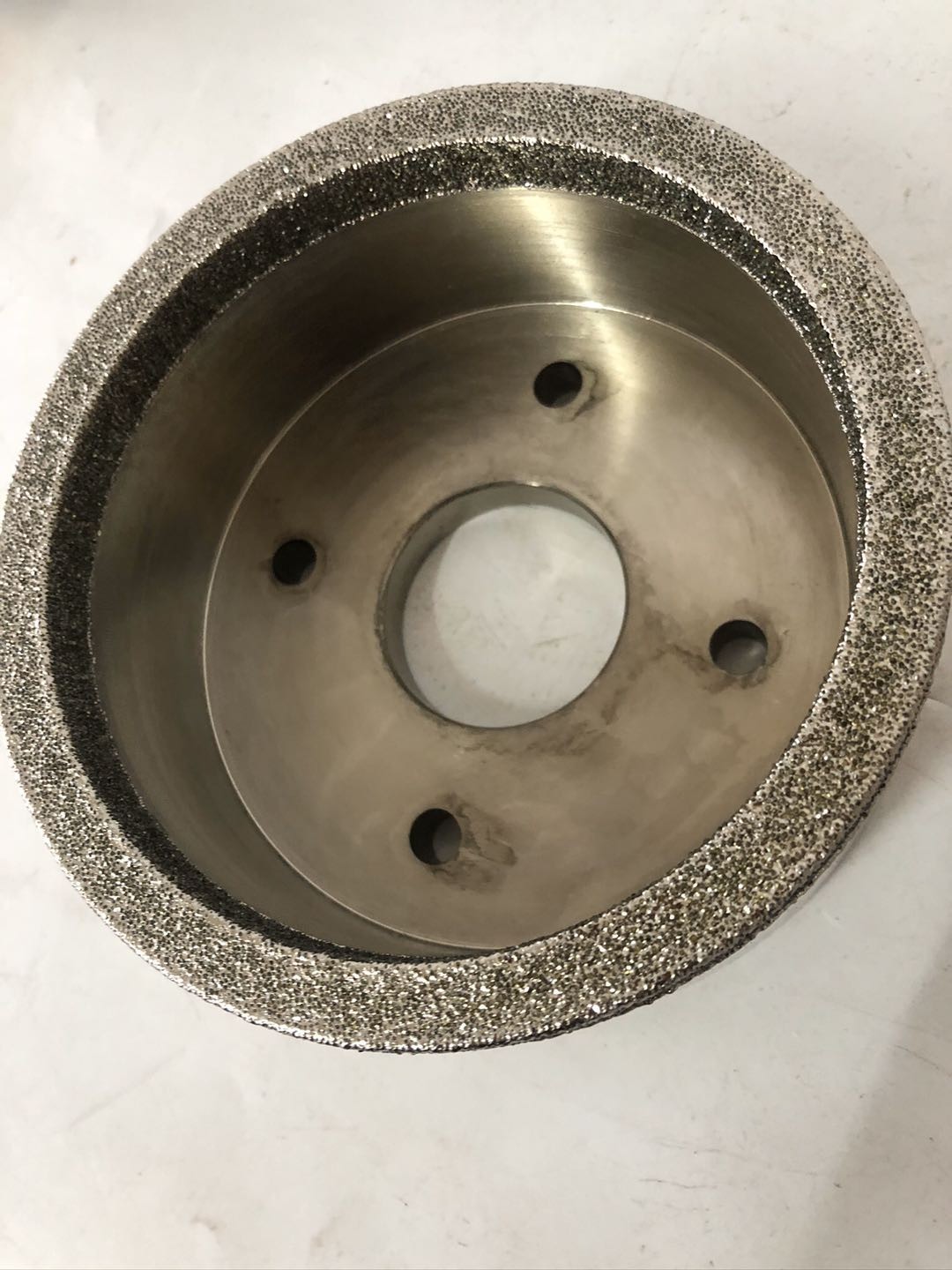 Cup Type Electroplated Diamond Wheel Custom Grit For Hard Alloy / Glass