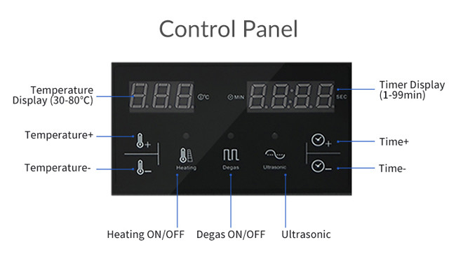 Touch Panel GT SONIC Ultrasonic Cleaner With Heater And Timer 3L For Lab Tools Cleaning