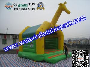 China Giraffe Inflatable Jump Castles Rent SGS / ROHS Certificate wholesale