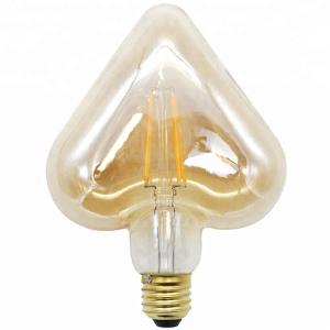 China 110mm Romantic Wedding Edison Filament Bulbs 110mm love Heart Shape wholesale