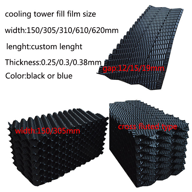 CF1900 Cross Fluted Fill Packing Cooling Tower Fills Price 0.32-0.6mm