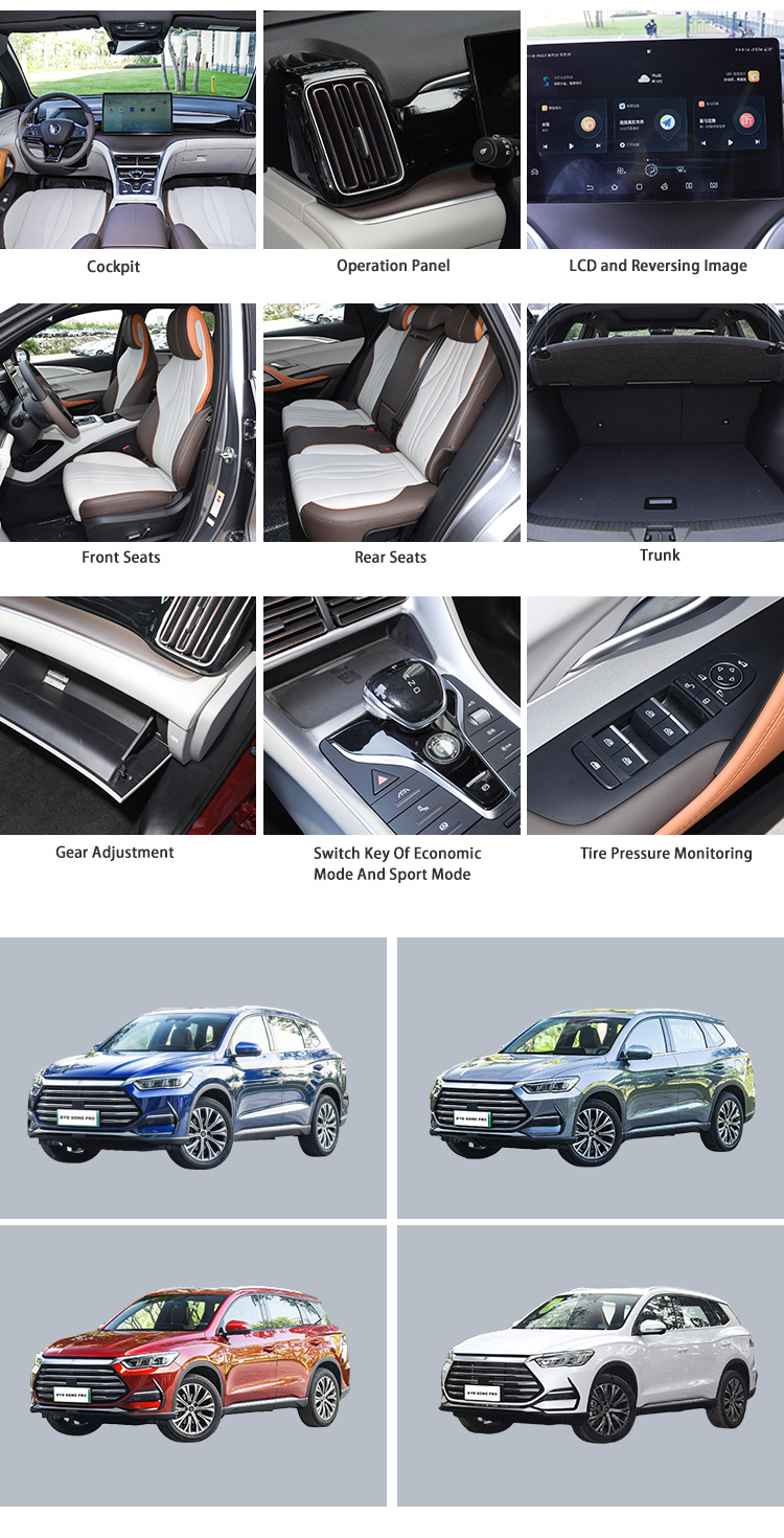 2023 Byd Song Pro Used Electric Vehicle Suv Hybrid Car For Sale