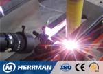 Argon Arc Welding Cable Armouring Machine For Metal Sheathing Fire Retardant