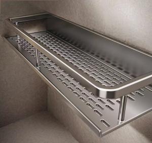 China Easy Installation Stainless Steel Shower Niches Portable Stainless Steel Niche Shelf wholesale