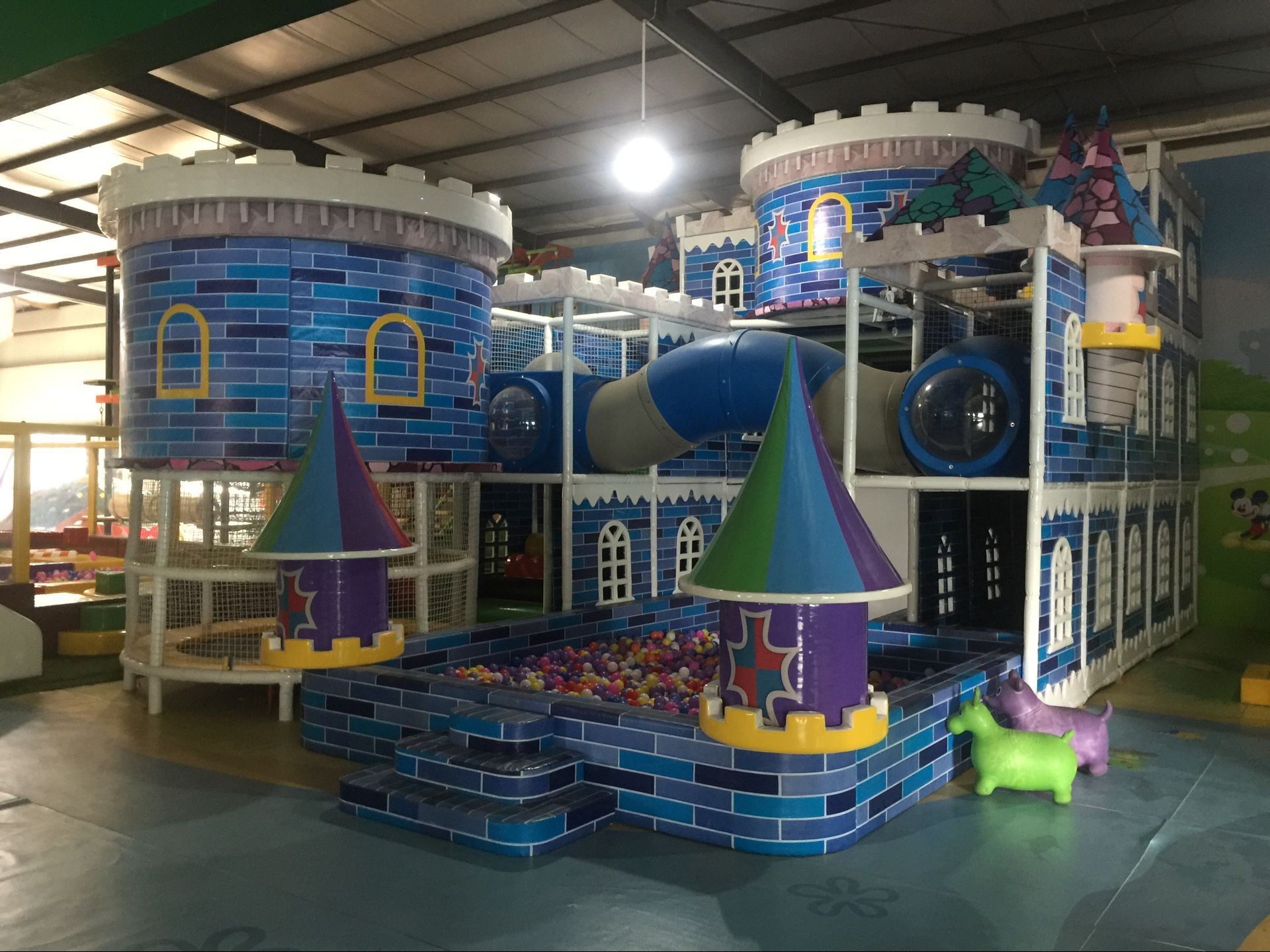 Colorful Kids Indoor Soft Playground Equipment Kids Slide for Children Castle New Design