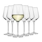 Long Stem Clear Red White Wine Glasses 400ml For Restaurant