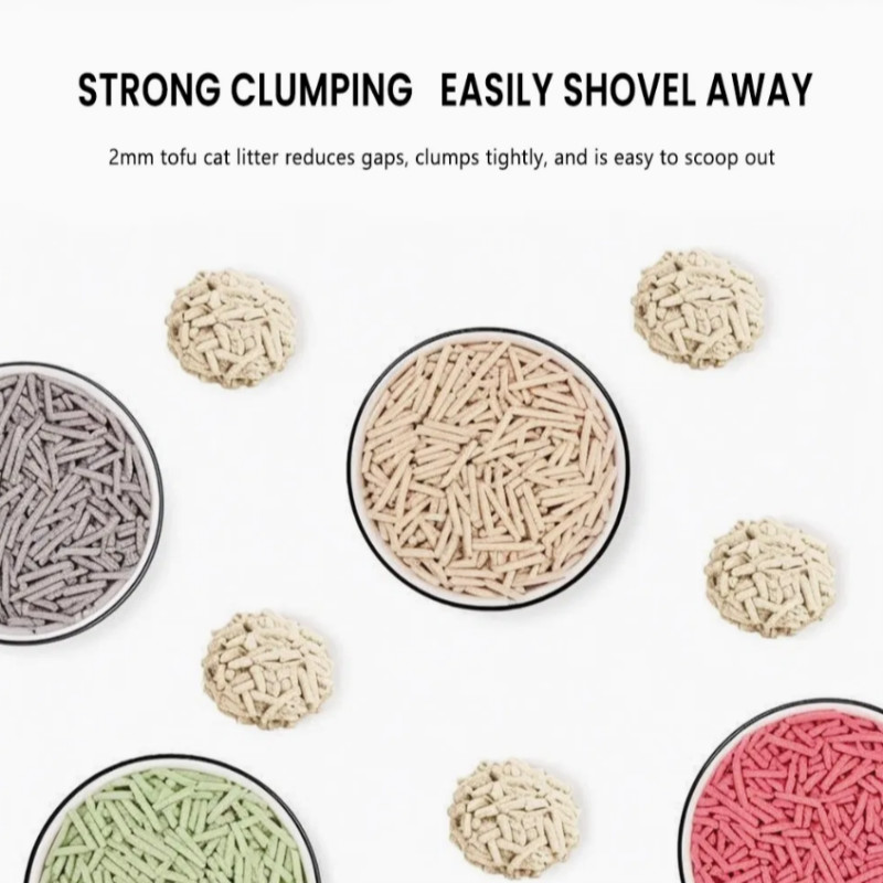 Degradable All Natural Kitty Litter Soybean Fresh And Natural Cat Litter