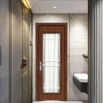 Lightweight Waterproof WPC Hollow Door For Bedroom Bathroom