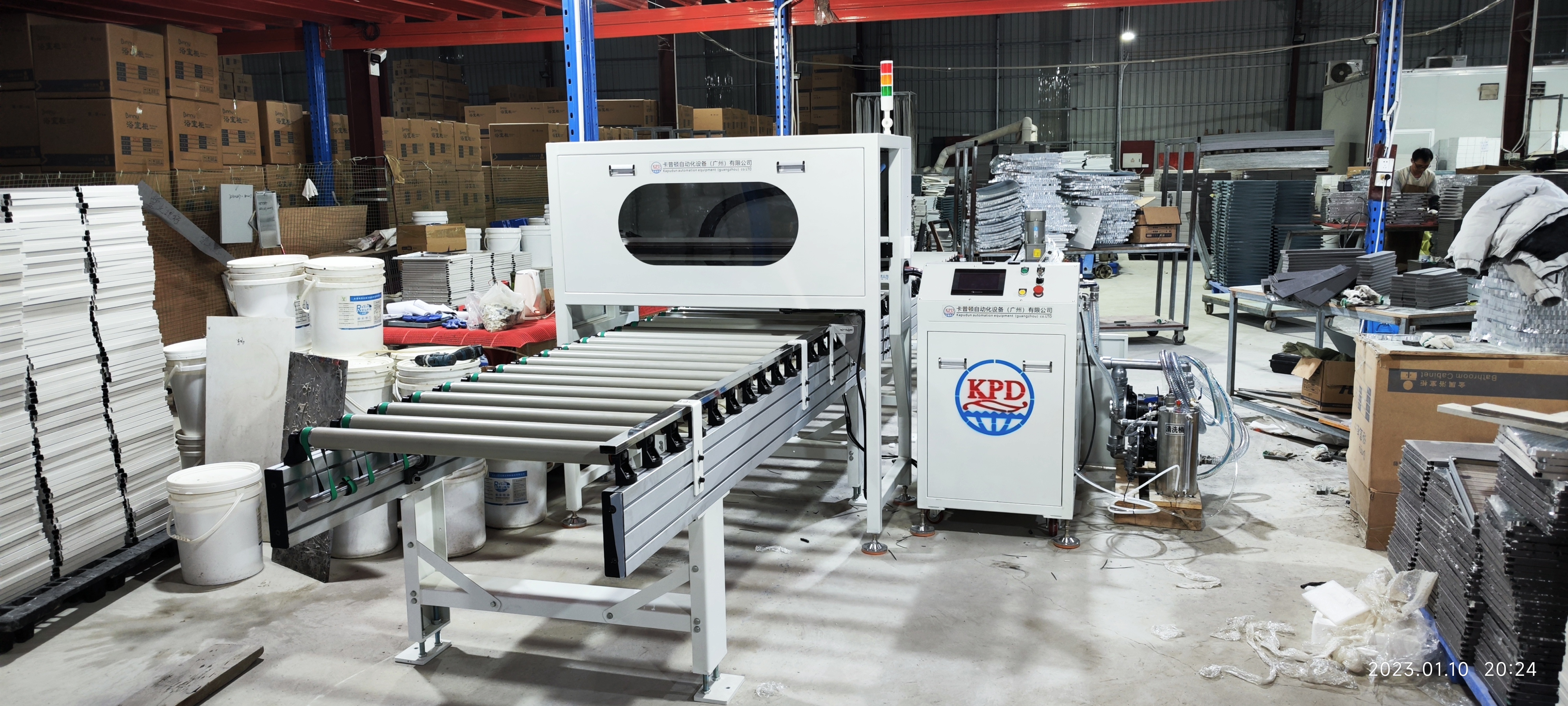 2 Component PU Adhesive Bonding Machine for Composite Sandwich Panel Condition