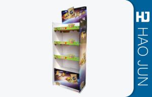 China Free Standing Cardboard Display Stands For Food , Eco - Friendly wholesale