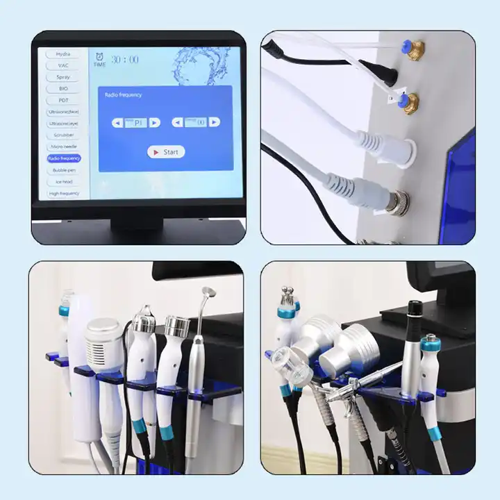 Multifunction Hydra Facial Machine Stationary Oxygen Beauty Machine 14 In 1