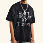320Gsm Acid Wash Oversized T Shirt Tee Cotton Heavyweight T Shirt Vintage Sun