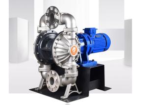 China Stainless Steel Electric Diaphragm Pump 3 Inch Double Diaphragm PTFE wholesale
