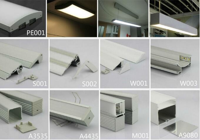 LED aluminum profiles LED extrusion profile A2623 for LED Strips Waterproof 2m length