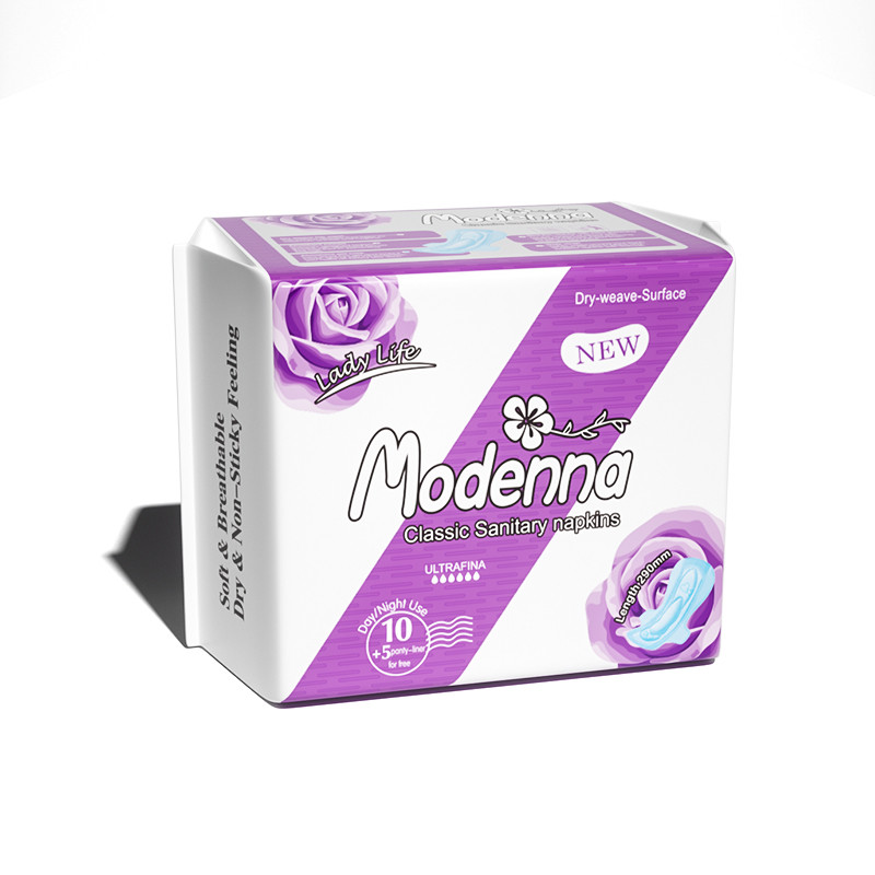 Blue Printing Soft Sanitary Pads Women Menstrual Lady Sanitary Napkin Sanitary Pad