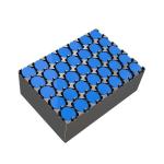 Indoor Outdoor Metal Disc Flip Dot Module 30mm Blade 5*7 for Subway Station