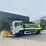 DONGFENG Guardrail Cleaning Truck Rail Fence Washing Lorry With 10.00R Steel