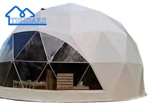 China Outdoor Waterproof Commercial Glamping Dome Tent For Reosrt Hotel Camping wholesale