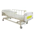 Movable ABS Two Cranks Elderly Hospital Bed Nursing Homecare Bed Manual Hospital