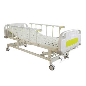 China Movable ABS Two Cranks Elderly Hospital Bed Nursing Homecare Bed Manual Hospital Bed wholesale