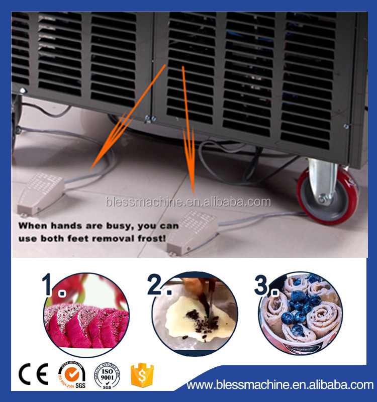 2.8kw 220V/50Hz Ice Cream Machines with Super Performance and User-Friendly Design