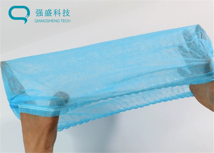 Anti Static Disposable Hair Net Non Woven Multi Color Seamless Crimping