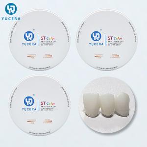 China Pre Shaded 98mm 1100 MPa Zirconia Ceramic Block wholesale