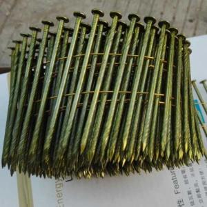 China 25 Mm 150mm Roofing Flooring Decking Ring Wood Pallet Coil Nail wholesale